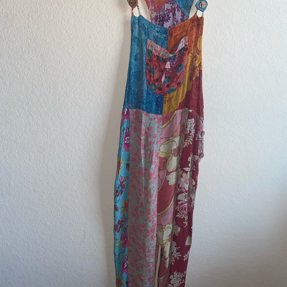 Boston Proper Boho Multicolor Patchwork Vibrant H… - image 4